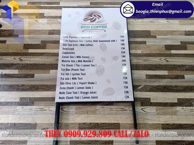 standee a quảng cáo ngoài trời