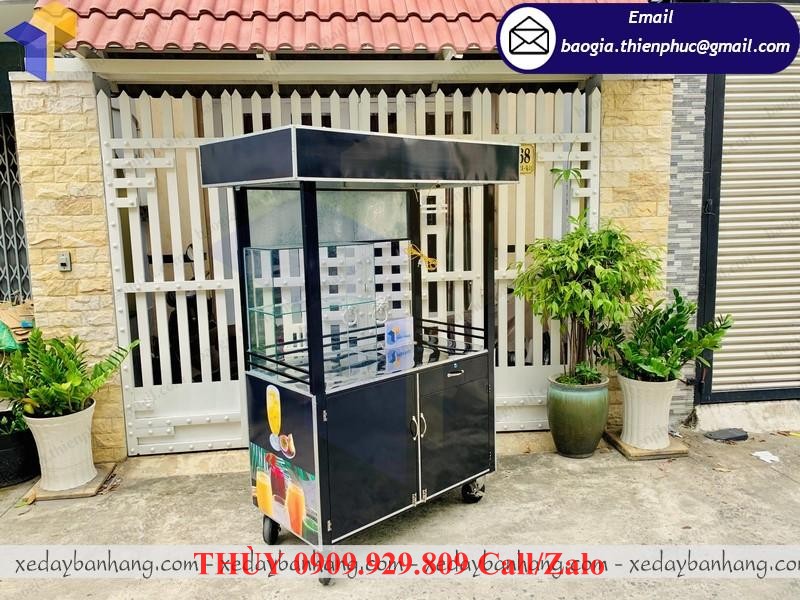 tủ bán cà phê trà sữa đẹp