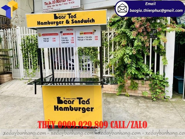 tủ bán bánh mì đẹp