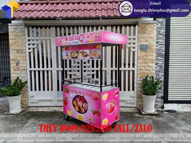 xe bán buffet trái cây