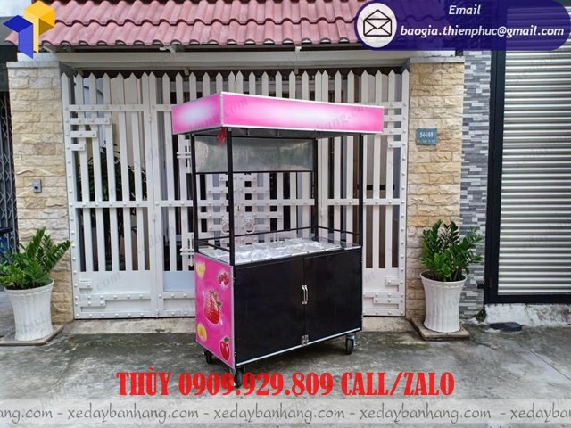 xe bán trái cây tự chọn