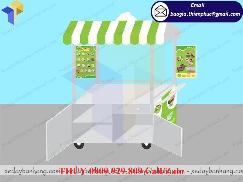 cơ sở đóng xe bán kem ở đâu
