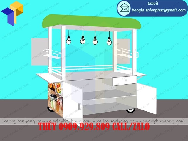 tủ bán trà đào giá rẻ
