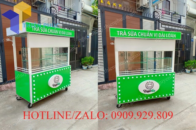 thiet ke xe ban tra sua theo yeu cau