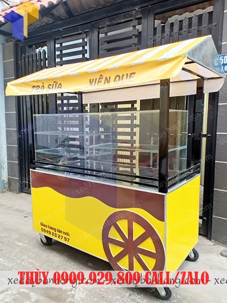 tủ bán xiên que lưu động