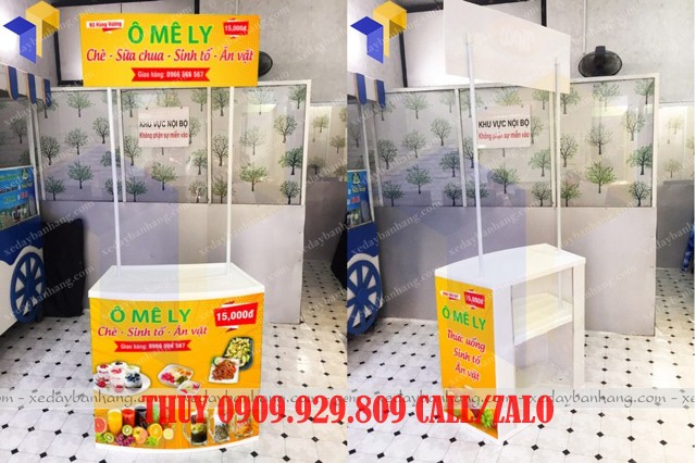 booth bán hàng bằng nhựa lắp ráp