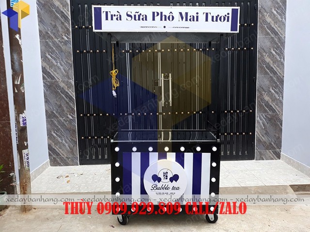 xe bán trà sữa phô mai tươi