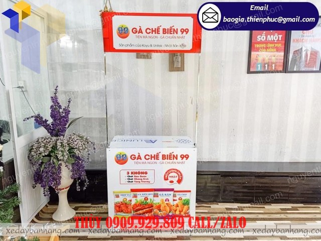 đặt làm quầy lắp ráp bán gà rán