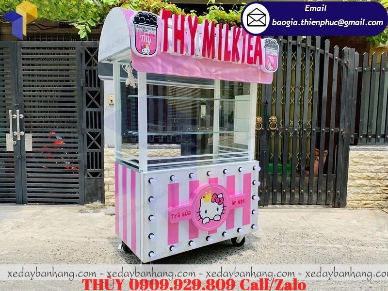 mua tủ bán trà sữa ăn vặt ở đâu