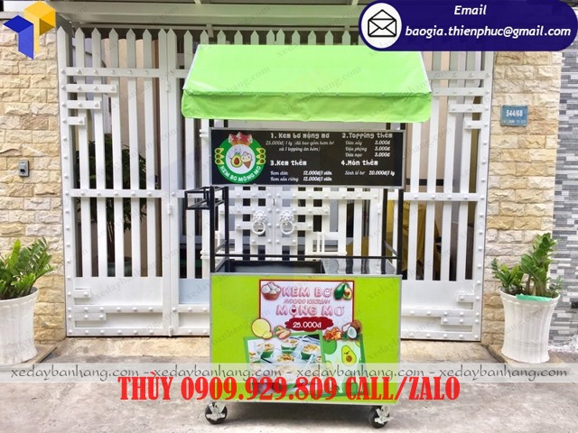 quầy bán kem bơ giá rẻ