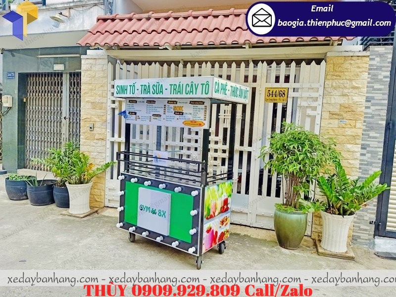 tủ bán trà sữa mang đi