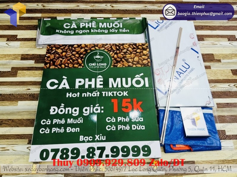 xe bán cà phê muối lắp ráp