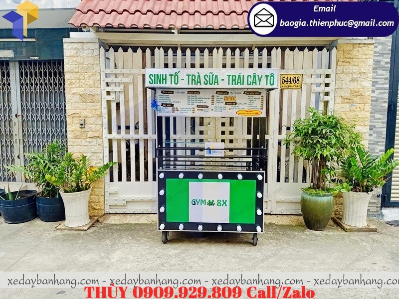 xe bán thức uống mang đi