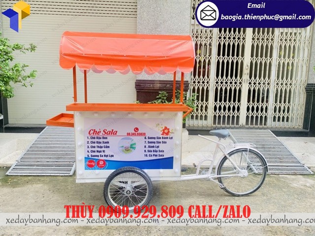 xe đạp bán chè sala
