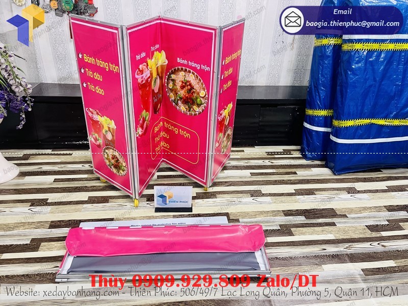 xe lắp ráp bán bánh tráng trộn