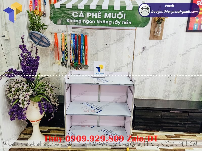 xe lắp ráp bán cafe muối chú long