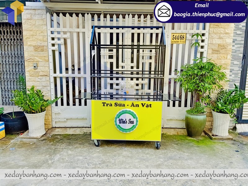 xe bán trà sữa đẹp