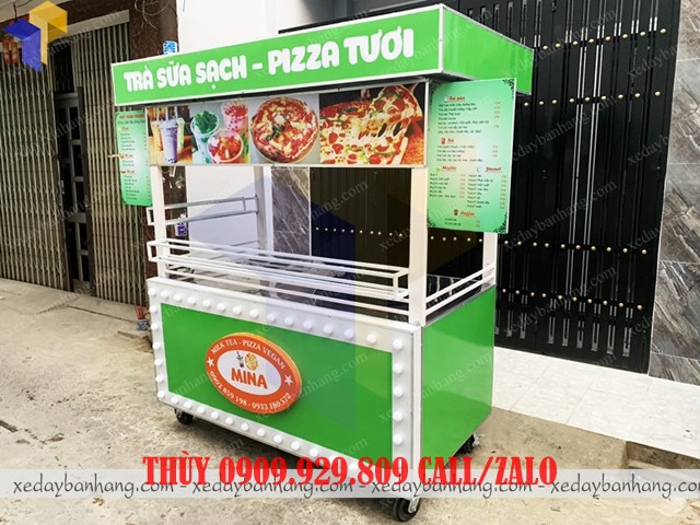 xưởng đóng xe bán trà sữa